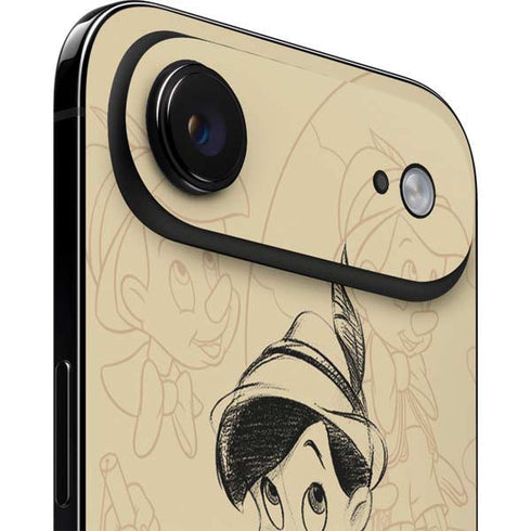 Disney Pinocchio Sketches Portrait iPhone 17 Air Skin
