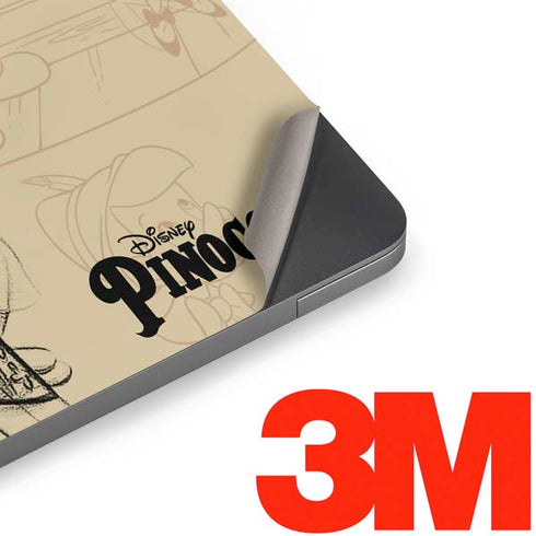 Disney Pinocchio Sketches Portrait Apple MacBook Air Skin