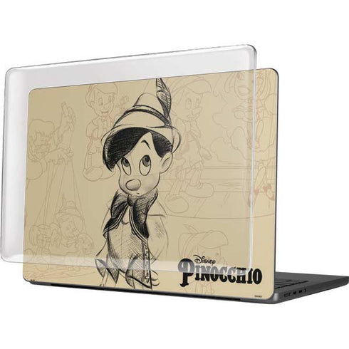 Disney Pinocchio Sketches Portrait MacBook Pro 14in (2021-24) Case plus Skin