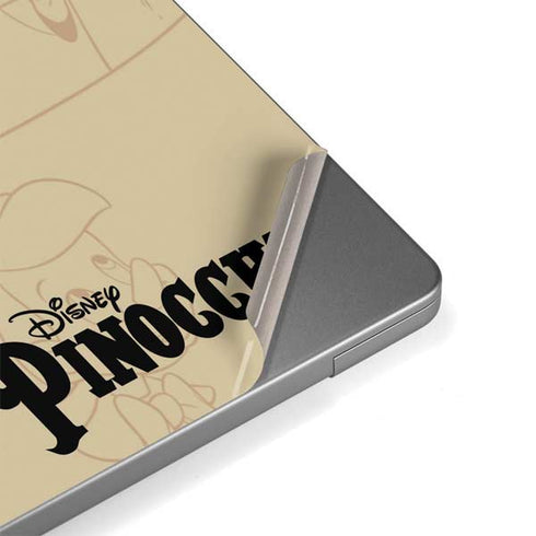 Disney Pinocchio Sketches Portrait Apple MacBook Pro 14-inch Skin