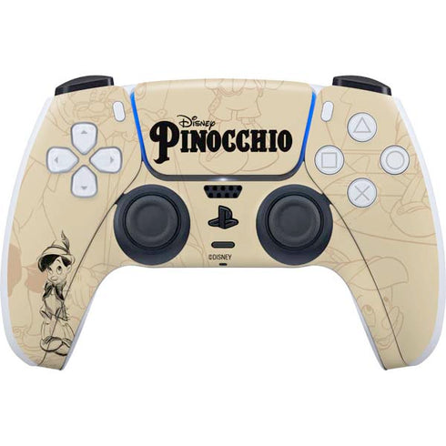 Disney Pinocchio Sketches Portrait PlayStation PS5 Skins