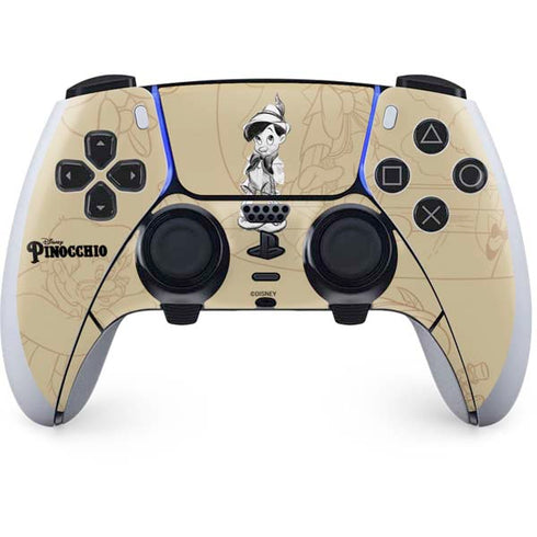 Disney Pinocchio Sketches Portrait PlayStation PS5 Skins