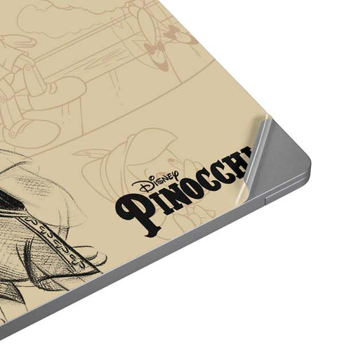 Disney Pinocchio Sketches Portrait Laptop Skins