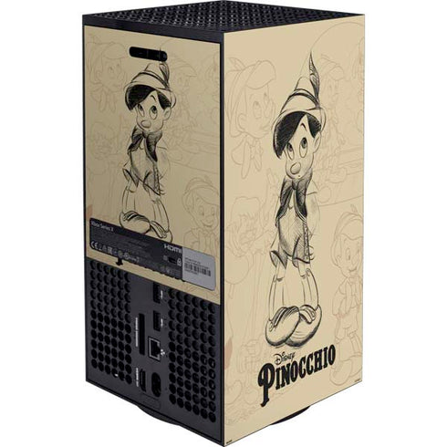 Disney Pinocchio Sketches Portrait XBox Series X Digital Edition Bundle Skin