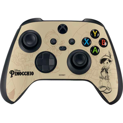 Disney Pinocchio Sketches Portrait XBox Series X Digital Edition Bundle Skin