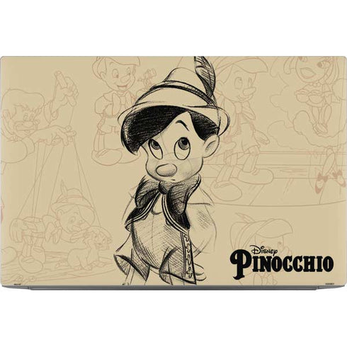 Disney Pinocchio Sketches Portrait Dell XPS Skin