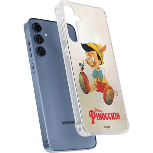 Disney Pinocchio Vintage Portrait Galaxy A35 5G Clear Case