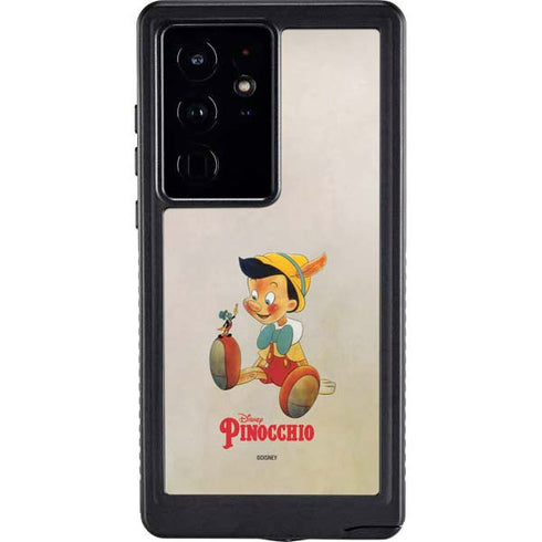 Disney Pinocchio Vintage Portrait Galaxy S24 Ultra Waterproof Case