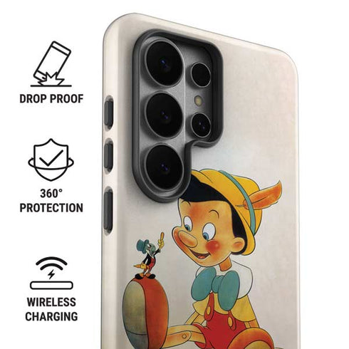 Disney Pinocchio Vintage Portrait Galaxy S26 Ultra Impact Case