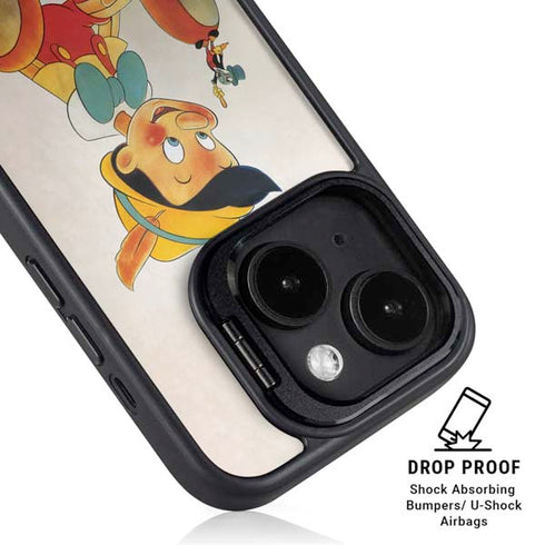 Disney Pinocchio Vintage Portrait iPhone 13 Kickstand Case