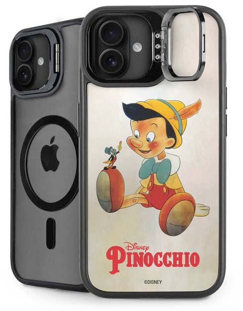 Disney Pinocchio Vintage Portrait iPhone 16 Plus Kickstand Case