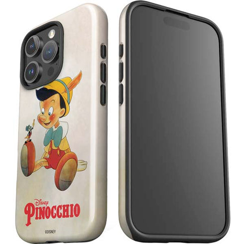 Disney Pinocchio Vintage Portrait iPhone 16 Pro Max Impact Case