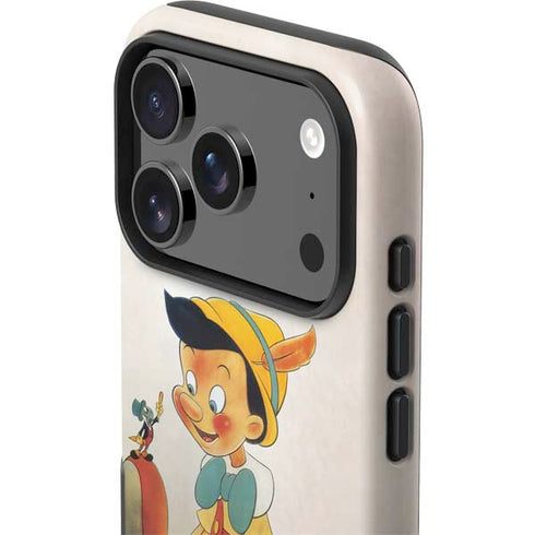 Disney Pinocchio Vintage Portrait iPhone 17 Pro Impact Case