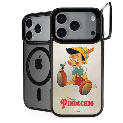 Disney Pinocchio Vintage Portrait iPhone 17 Pro Max Kickstand Case