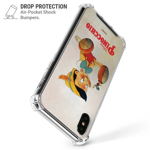 Disney Pinocchio Vintage Portrait iPhone X/XS Clear Case