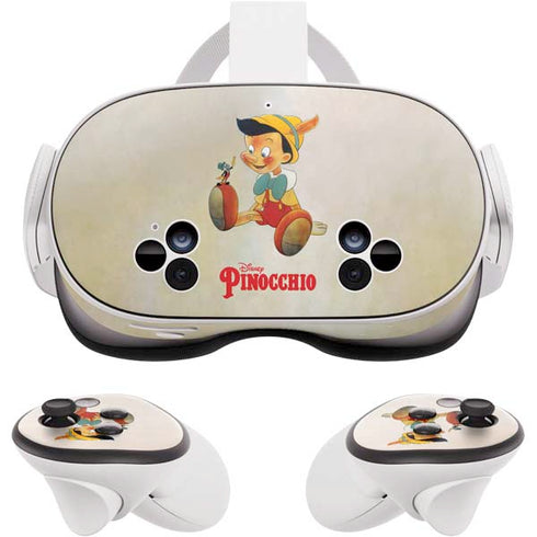 Disney Pinocchio Vintage Portrait Meta Quest 3S Skin