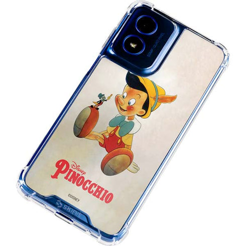 Disney Pinocchio Vintage Portrait Moto G 5G (2024) Clear Case
