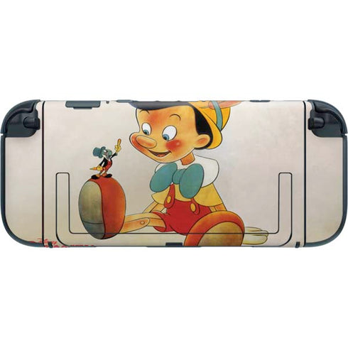 Disney Pinocchio Vintage Portrait Nintendo Switch 2 (2025) with Joy-Con Skin
