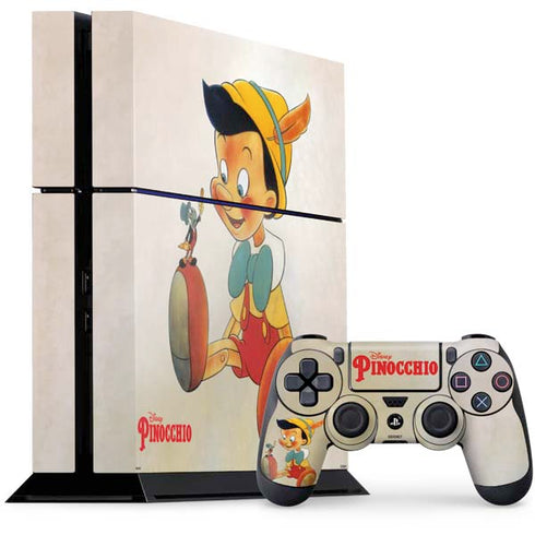 Disney Pinocchio Vintage Portrait PlayStation PS4 Skins