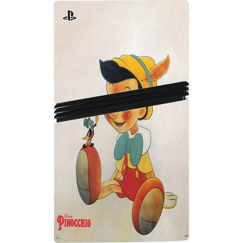 Disney Pinocchio Vintage Portrait PS5 Pro Console Skin