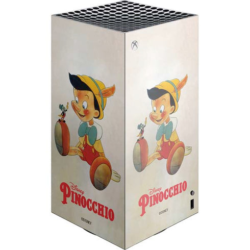 Disney Pinocchio Vintage Portrait XBox Series X Digital Edition Console Skin