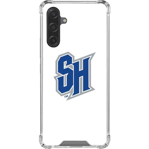 Seton Hall University Pirate Blue Galaxy A17 Clear Case