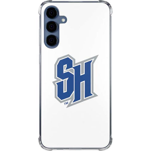 Seton Hall University Pirate Blue Galaxy A35 5G Clear Case