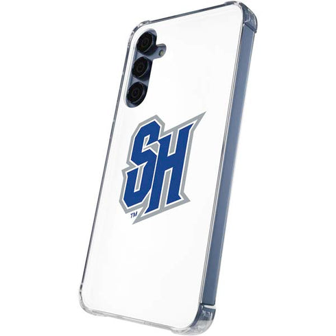Seton Hall University Pirate Blue Galaxy A35 5G Clear Case