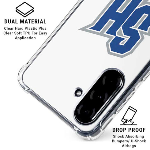 Seton Hall University Pirate Blue Galaxy A36 5G Clear Case