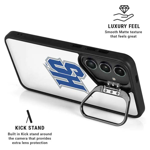 Seton Hall University Pirate Blue Galaxy S24 FE Kickstand Case