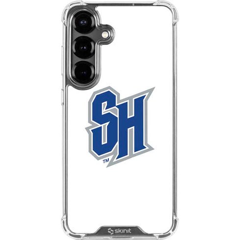 Seton Hall University Pirate Blue Galaxy S26 Clear Case