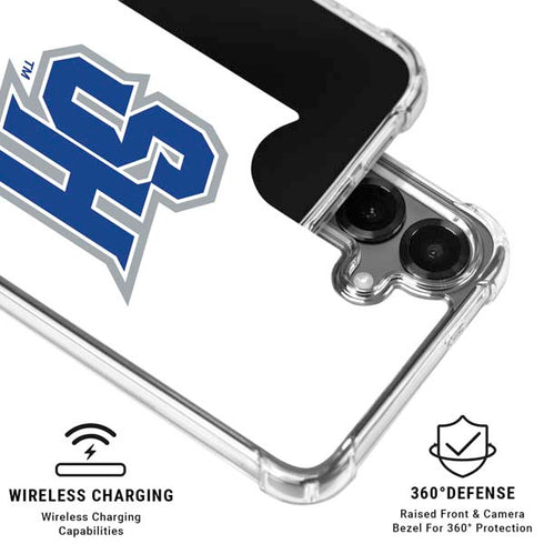 Seton Hall University Pirate Blue Galaxy S26 Clear Case