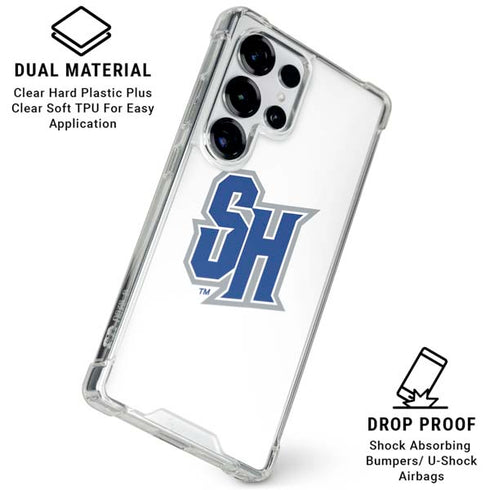 Seton Hall University Pirate Blue Galaxy S26 Ultra Clear Case