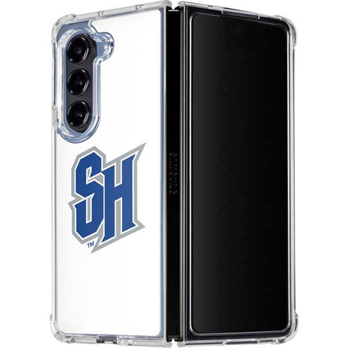 Seton Hall University Pirate Blue Galaxy Z Fold5 5G Clear Case