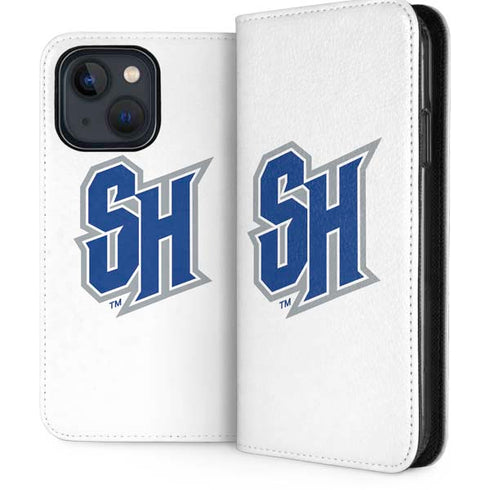 Seton Hall University Pirate Blue iPhone 13 Folio Case