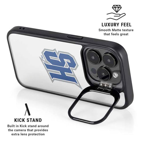 Seton Hall University Pirate Blue iPhone 13 Pro Kickstand Case