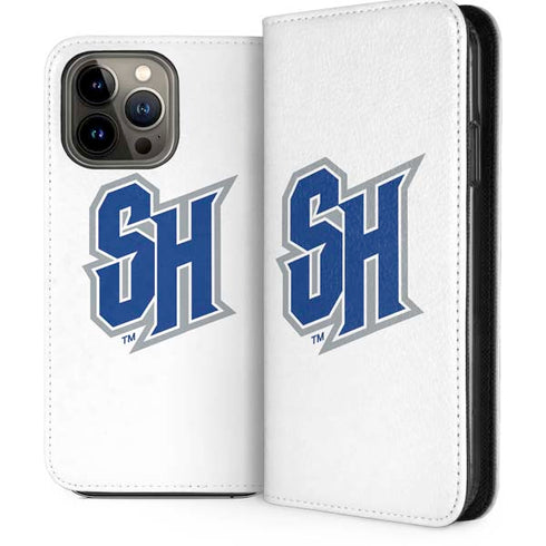 Seton Hall University Pirate Blue iPhone 14 Pro Max Folio Case