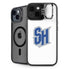 Seton Hall University Pirate Blue iPhone 15 Plus Kickstand Case