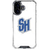 Seton Hall University Pirate Blue iPhone 16 Plus Clear Case