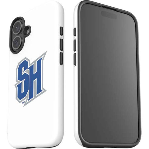 Seton Hall University Pirate Blue iPhone 16 Plus Impact Case