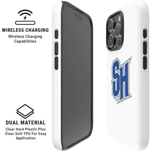 Seton Hall University Pirate Blue iPhone 16 Pro Max Magsafe Impact Case