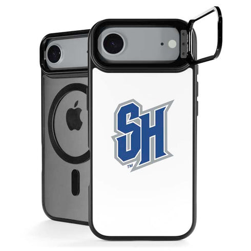Seton Hall University Pirate Blue iPhone 17 Air Kickstand Case