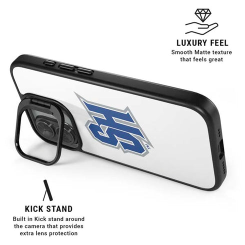 Seton Hall University Pirate Blue iPhone 17 Kickstand Case