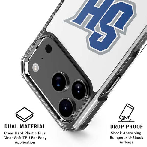 Seton Hall University Pirate Blue iPhone 17 Pro Clear Case