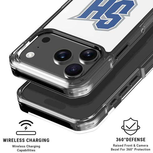 Seton Hall University Pirate Blue iPhone 18 Pro Clear Case