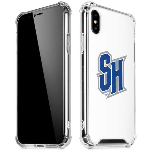 Seton Hall University Pirate Blue iPhone X/XS Clear Case