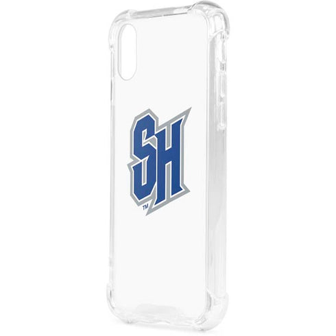 Seton Hall University Pirate Blue iPhone XS Clear Case