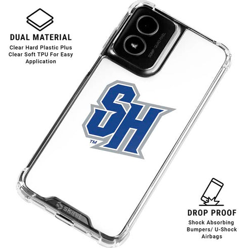 Seton Hall University Pirate Blue Moto G Power 5G (2024) Clear Case