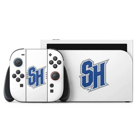Seton Hall University Pirate Blue Nintendo Switch 2 (2025) with Joy-Con Skin
