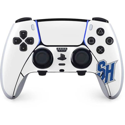 Seton Hall University Pirate Blue PS5 DualSense Edge Pro Controller Skin